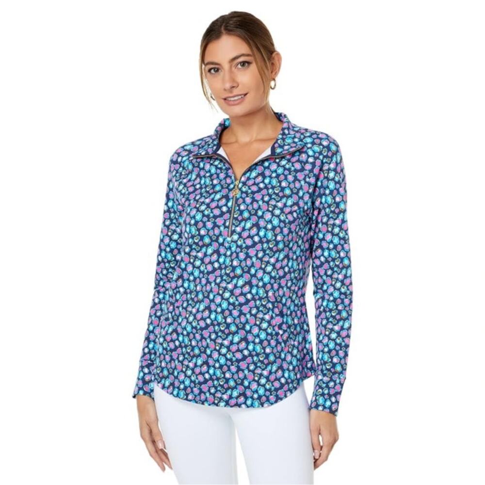 Lilly Pulitzer Womens UPF 50+ Skipper Popover XL Spotted in the Wild Vacation